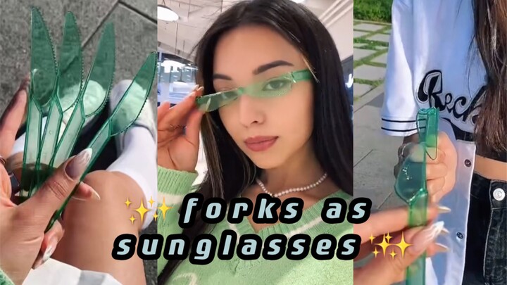 [tiktok] Ingin kacamata subkultur? Cukup dengan tangan dan pisau plastik!