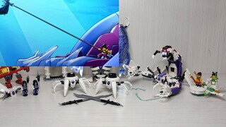 [Ikan dalam Air Jiwa] LEGO 80028 Tiga Lusin Skeleton Demon Mecha Bercahaya/BOSS Utama Anak Monyet Mu