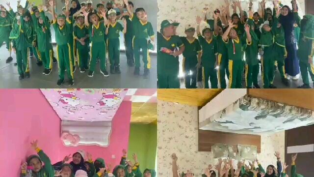 Hai aku lg study tour sma teman2 dan ibu guru aku