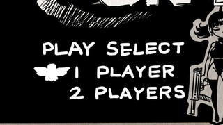 In the Contra paper game, "Paper Shell Kombat 6", you must play the female warrior.