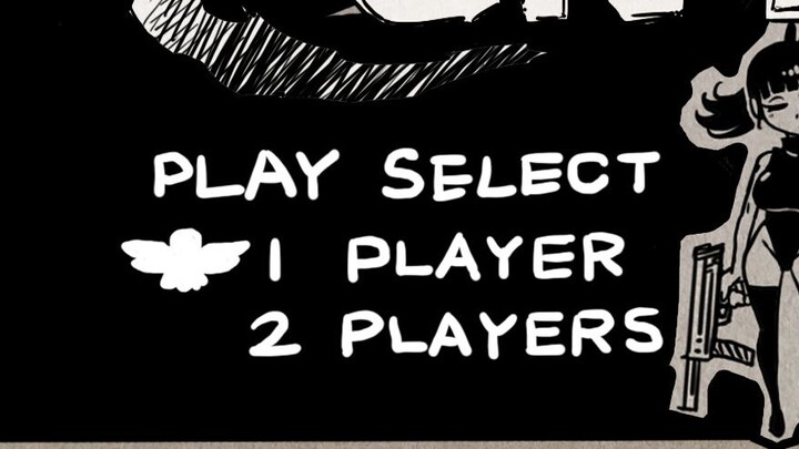 In the Contra paper game, "Paper Shell Kombat 6", you must play the female warrior.