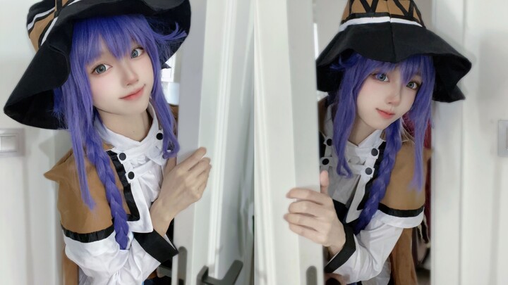 Wanxixi cosplays as Roxy (Re:Zero - Job) and sings gently———— "Xiaoban" (Chen Li) with medical mirac