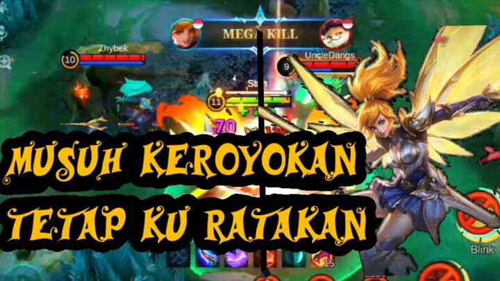 musuh keroyokan tetap ku gaskan