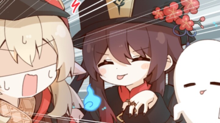 [Genshin Impact Cute] Klee: There are two ghosts!