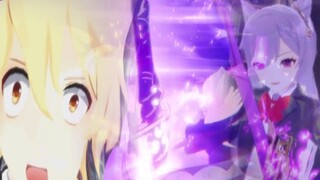 【MMD x Genshin Impact】Keqing Saw Aether Watching Baal Trailer Character【Genshin Impact】