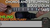 Silent Sanctuary - Hiling Guitar Tutorial [CHORDS AND STRUMMING, SOLO + TABS]