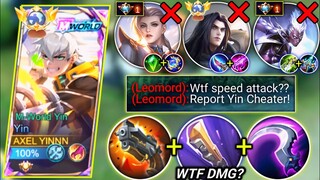 YIN VS GLOBAL LEOMORD AND BUFF SILVANA IN SIDELANE | YIN NEW BEST BUILD EMBLEM 2024 | MOBILE LEGENDS