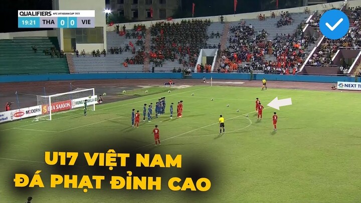 HIGHLIGHT | U17 VIỆT NAM ĐÁ PHẠT SIÊU PHẨM, CHỌC KHE 200IQ THẦN THÁNH NHẤN CHÌM U17 THÁI LAN