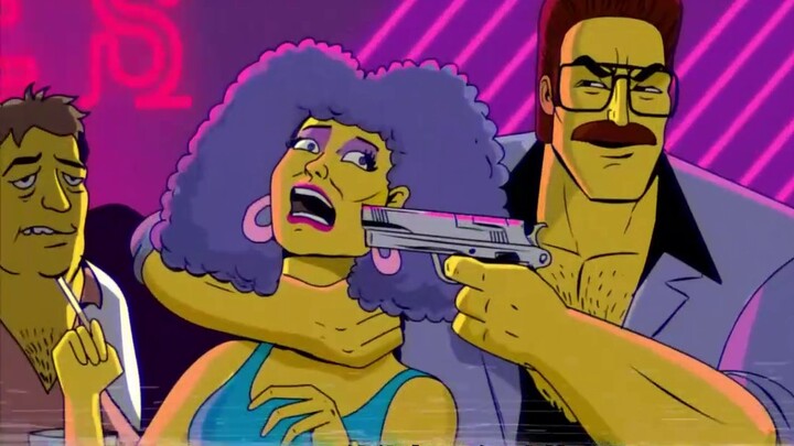 The Simpsons: Man travels through The Matrix, becomes Grand Theft Auto, and fights criminal gangs!