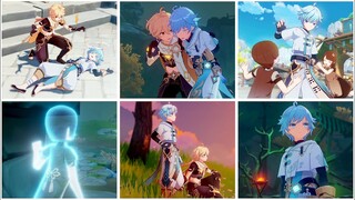 Genshin Impact 1.4 - All Chongyun Hangout Endings (All 6 Endings)