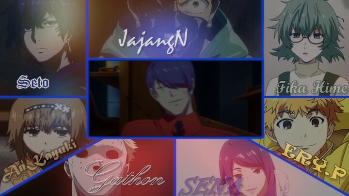 [ALL MACACAW CAST] Tokyo Ghoul opening "Unravel" TK from 凛として時雨 Indonesia Cover