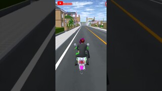 JADI OJOL MALAH DI DAPAT PENUMPANG KUNTILANAK - SAKURA SCHOOL SIMULATOR #shorts