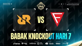 [ID] M4 Babak Knockout Hari 7 - RRQ Hoshi vs FCON Game 3