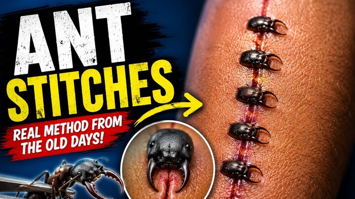 Did People Really Use ANTS as Stitches?! 🐜😱 | Ancient Medicine