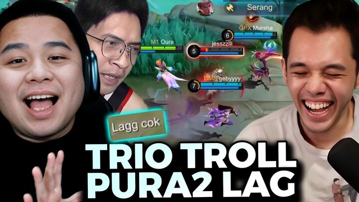 Trio Tukang Troll Is Back!! Ngerjain Musuh Jadi Pura2 Lag Bareng Wann & Marsha -