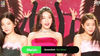 2021歌谣大战Red Velvet - When This Rain Stops + Hello + Queendom舞台