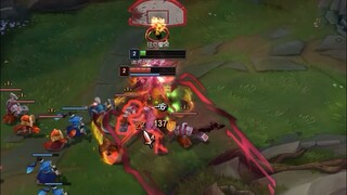 Noxus: At level 2, one E killed me with half my health in one second. The designer filled in the num