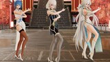[MMD.3D]Tarian Tiga Gadis Azur Lane