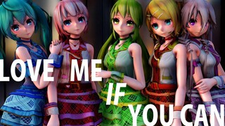 4K MMD รักฉันถ้าคุณทำได้ Luka Miku GUMI IA Rin