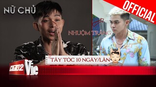 [Hậu trường] Jun Phạm tẩy tóc 10 ngày/lần, lột xác thành "trẻ trâu" cho vai Quân thái tử | Nữ Chủ