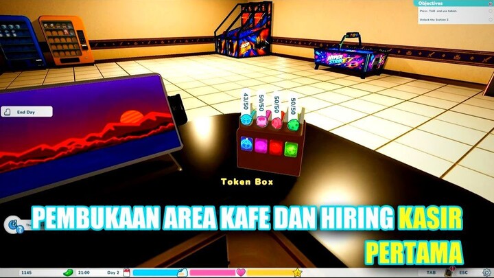 Pembukaan Area Kafe dan Hiring Kasir Pertama