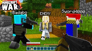 we ATTACKED this SECRET ENEMY Minecraft Village! - Minecraft War #32