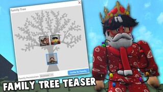 NEW BLOXBURG FAMILY TREE COMING IN UPDATE TEASER...