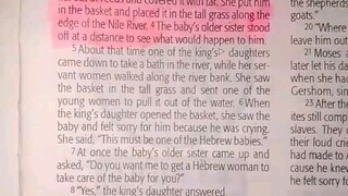 Daily Verse.                  Exodus 2:5-10