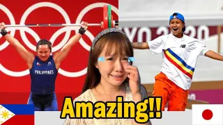 Japanese reaction to Margielyn Didal and Gold Medalist Hidilyn Diaz in Tokyo 2020