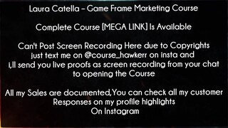 Laura Catella Course Game Frame Marketing Course Download