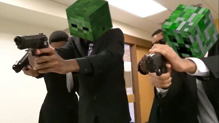 When you play Minecraft without smashing trees first