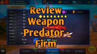Crisis Action》Review Weapon Predator - Firm》EP72