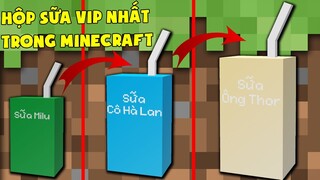 Minecraft, Nhưng Noob Sở Hữu Hộp Sữa Vip Nhất! T Gaming Uống Sữa Ông.....??