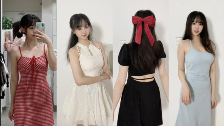 Mùa hè thì phải diện hết váy này đến váy khác thôi! Cách phối đồ nữ tính của Bunny đây rồi!