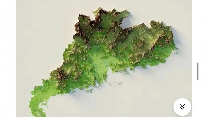 Xem bản đồ địa hình các tỉnh của Trung Quốc, tôi không khỏi cảm thán rằng núi non mới là trạng thái 