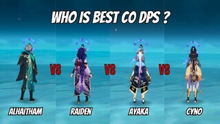 4 BEST C0 DPS VS RAIDEN BOSS!! {Genshin Impact}