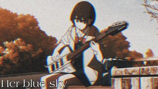 Her blue sky