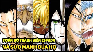 (Đường Tới Đại Chiến Quincy) Toàn Bộ Thành Viên Của Espada Và Sức Mạnh Của Họ (Bleach)