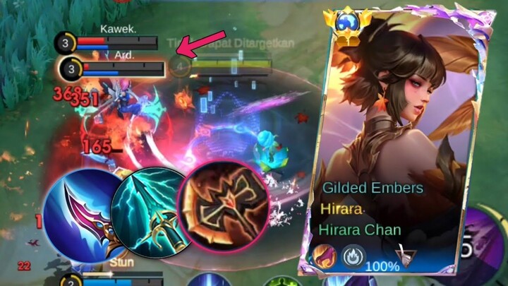 Tutor Hirara One-hit + Build | Hirara Gameplay Mobile Legends