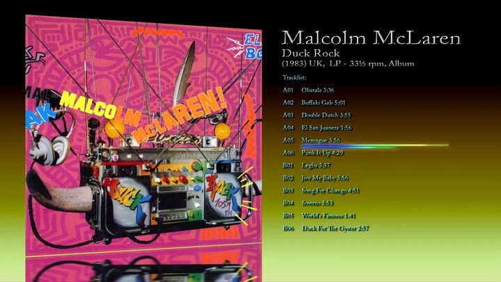 Malcolm McLaren (1983) Duck Rock [LP - 33⅓ RPM - Album]