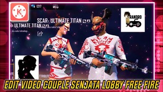 TUTORIAL EDIT VIDEO DUO BUCIN FF SENJATA LOBBY DI KINEMASTER