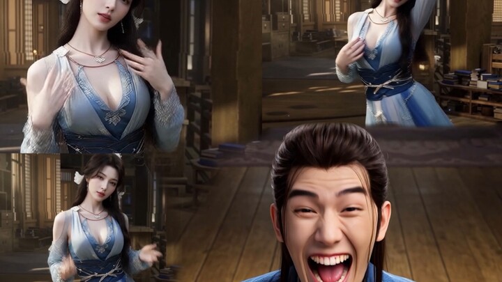 Han Li moans in front of Song Yu, revealing his true colors - A small workshop version of the scumba