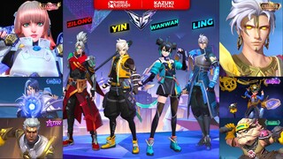 10 UPCOMING SKINS GAMEPLAY | GUINEVERE LEGEND | VALE COLLECTOR ,M WORLD SKINS, REVAMPED SKIN & MORE