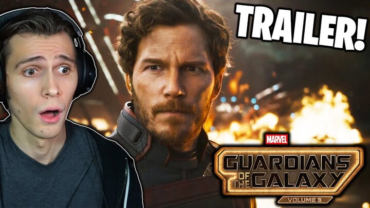 Guardians of the Galaxy Volume 3 (2023) - Official Trailer REACTION!!!