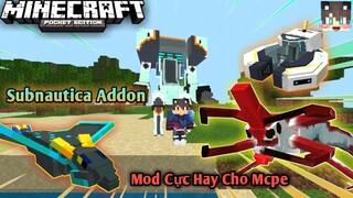 Cách Tải Addon Subnautica Khám Phá Đại Dương Cực Hay Cho Mcpe 1.14 (Có Link) | KIDING MC