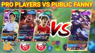 RRQ PSYCHO AND BTR RIPPO VS RANDY25 FANNY!! | Mobile Legends