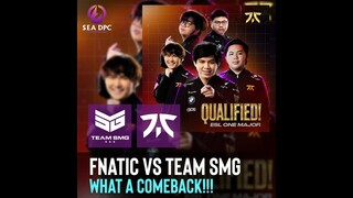 Fnatic vs SMG - What a comeback!!!