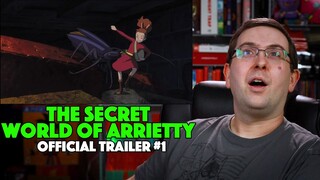 REACTION! The Secret World of Arrietty Trailer #1 - Studio Ghibli GKIDS Movie 2010