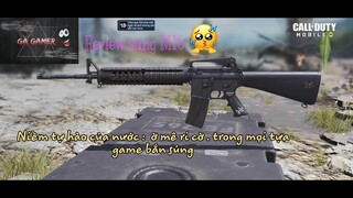 Call of Duty mobi # review 2 : trải nghiệm và phân tích khẩu M16 . chế độ battle royale