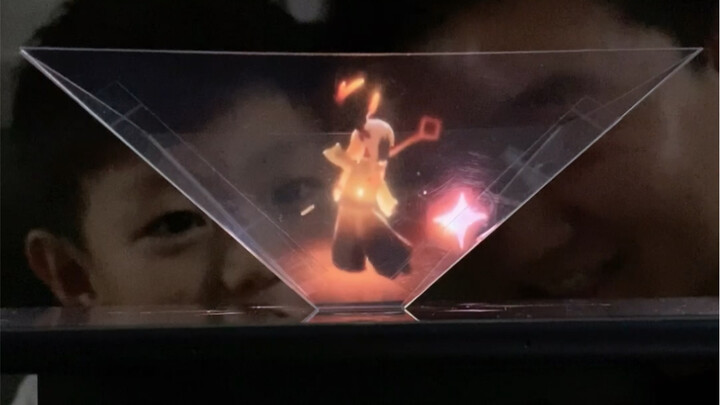 Wujudkan proyeksi hologram 3D dengan ponsel, buruan mainkan bersama anak-anak!